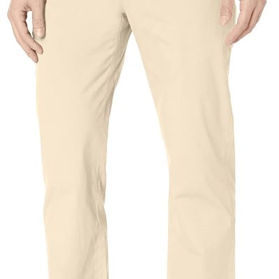 Men's Cotton Poplin Slim Fit Stretch Chino Pants