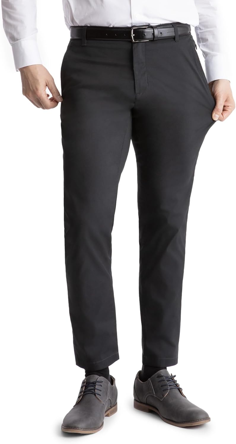 Men's Stretch Khakis – Casual, Slim Fit Pants