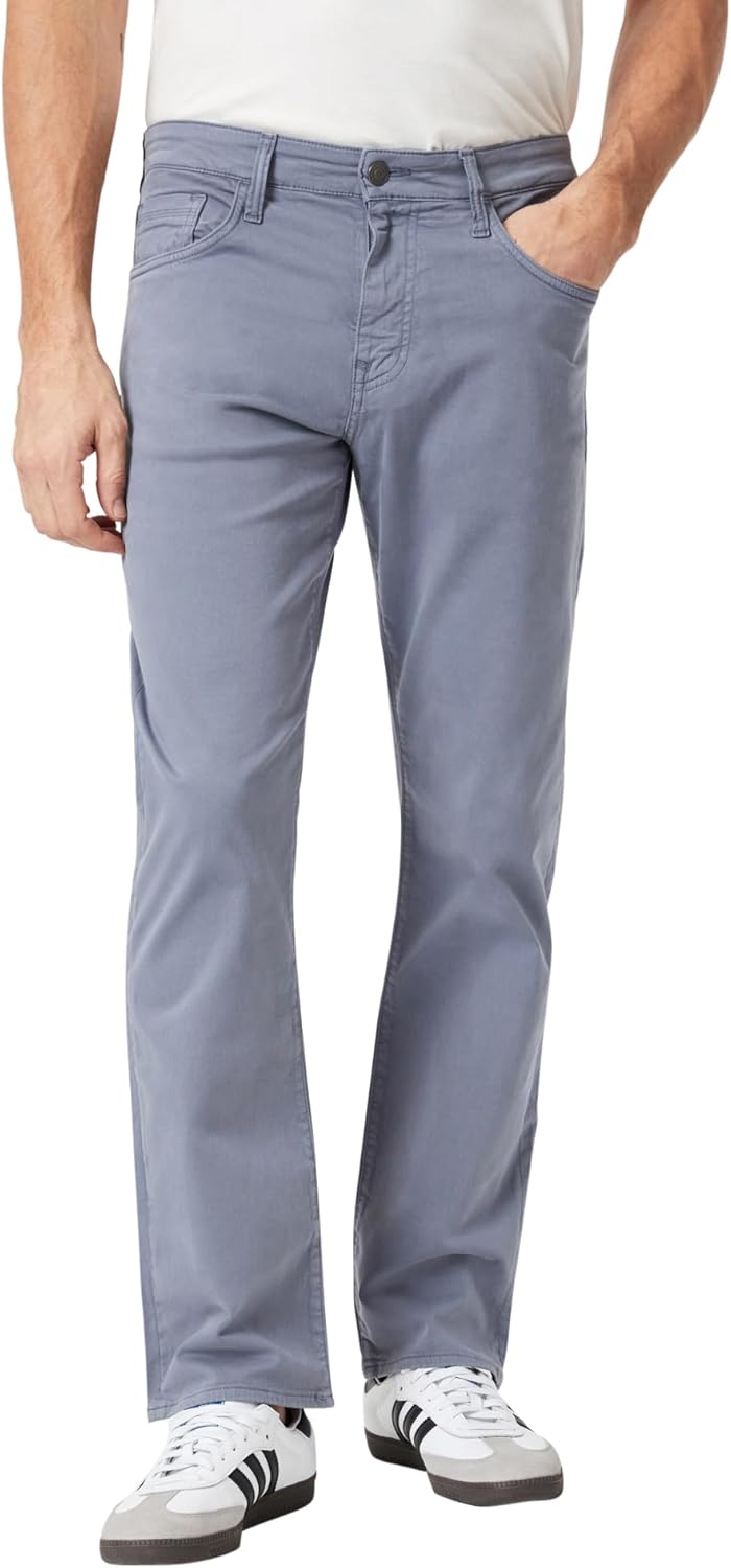 Classic Men's Straight Leg Jeans, Mid-Rise Relaxed Fit Jeans for Men