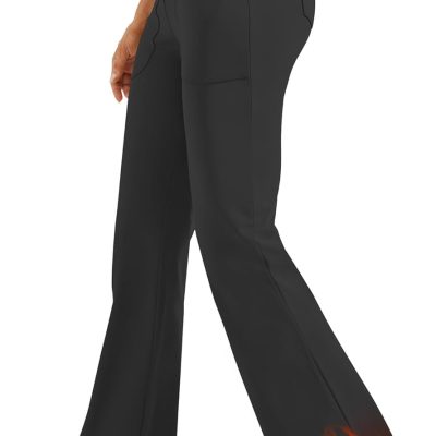 Fleece Lined Leggings Women Yoga Dress Pants with 4 Pockets Stretchy Work Pants Business Casual 29"/31"/33"