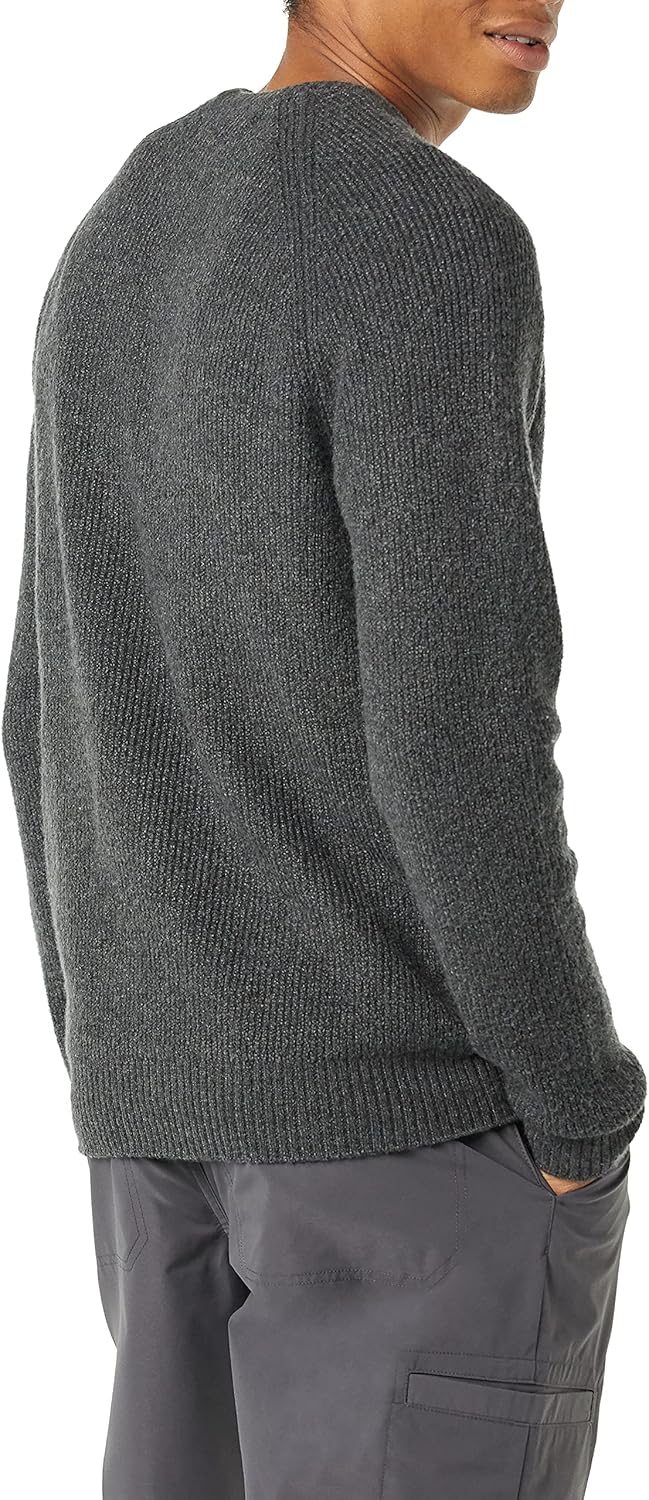 Men Long-Sleeve Soft Touch Crewneck Sweater - Image 2